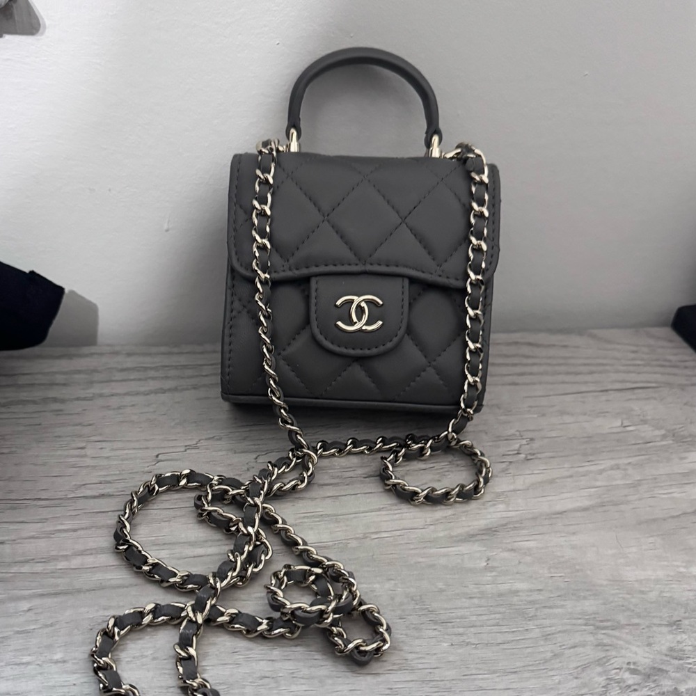 Chanel Mini Vanity Top-Handle Clutch